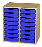 Materialcontainer als Aufsatzschrank H-Line