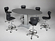 Besprechungstisch oval/ hhenverstellbar CO-Line