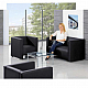 Empfangsmbel, Sessel Kunstleder