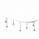 Besprechungstisch Oval / 280 cm breit HB-Line