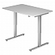 Schreibtisch- hhenverstellbar Rechteckform
