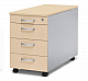 Rollcontainer mit 3 Schben + 1 Materialschublade