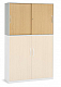 Schiebetren-Aufsatzschrank/ B 1200 mm x H 800 mm (2 OH)