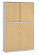 Schiebetren-Aufsatzschrank/ B 1200 mm x H 800 mm (2 OH)