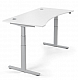 Sitz-/ Stehschreibtisch Freiform