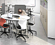 Drehstuhl Lina (gro�e Schale)- fahrbar und h�henverstellbar
