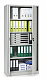 B�ro-Stahlschrank mit einschwenkbaren T�ren