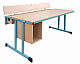 Computertisch mit aufklappbaren Kabelkanal S-Line
