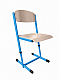 Sch�lerstuhl h�henverstellbar mit HPL Beschichtung