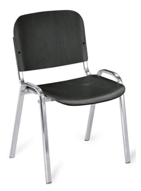 Besucherstuhl Echtholz