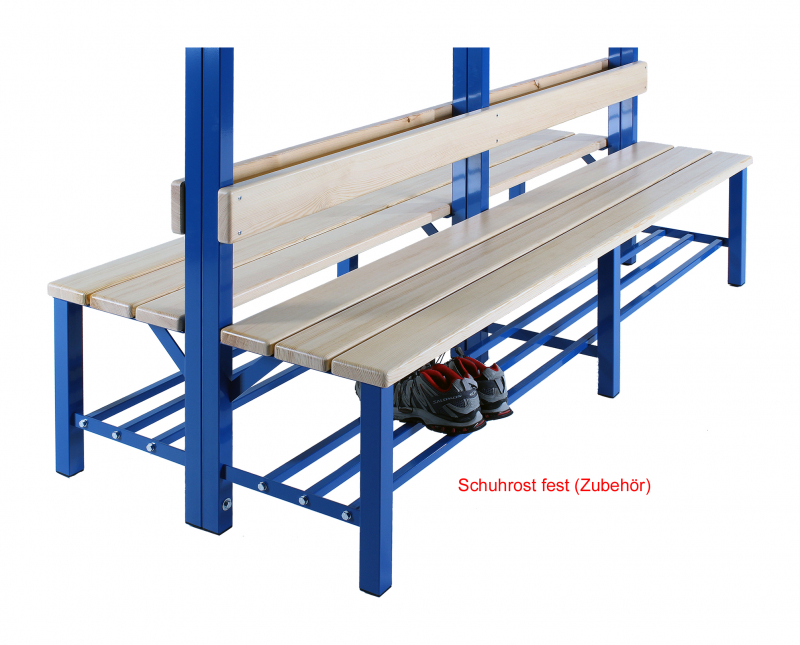 Garderoben mit doppelseitiger Sitzbank W-Line