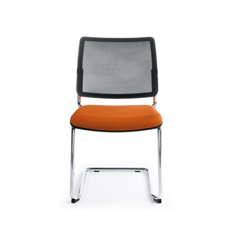 Freischwinger mit Sitzpolster