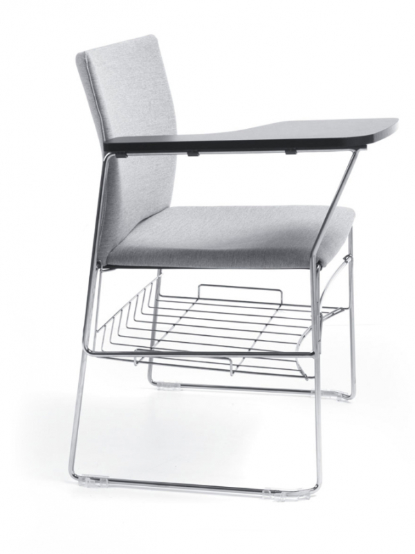 Stuhl mit Sitz- und Rckenpolster