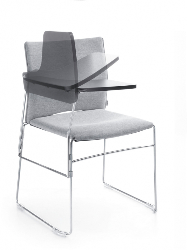 Stuhl mit Sitz- und Rckenpolster