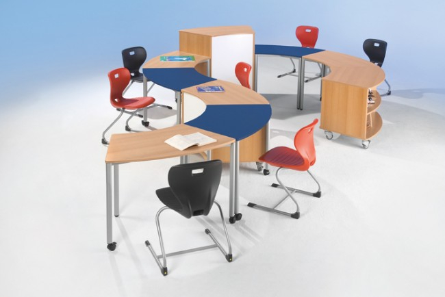 Achtelkreis- Tisch CO-Line