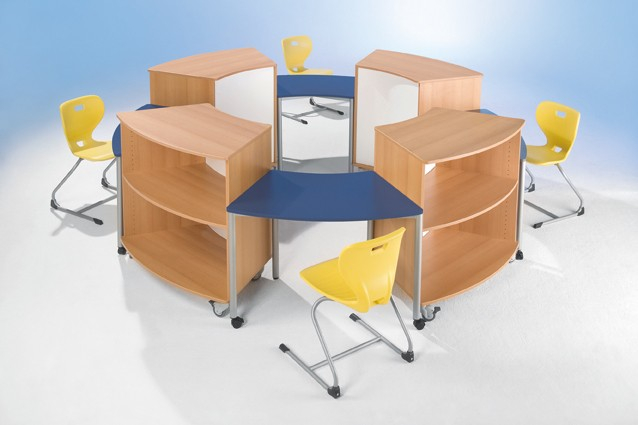 Achtelkreis- Tisch CO-Line