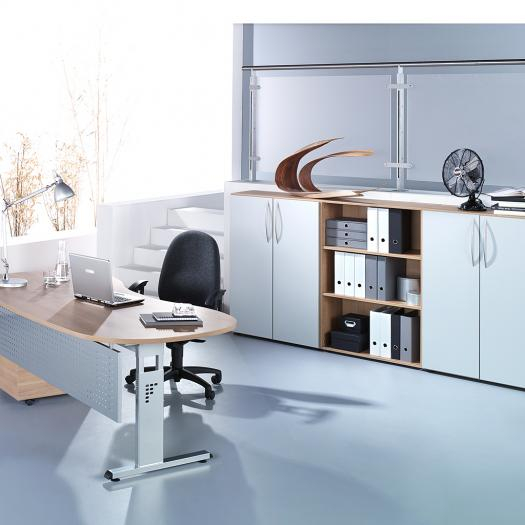 Schreibtisch- hhenverstellbar Rechteckform HB-Line