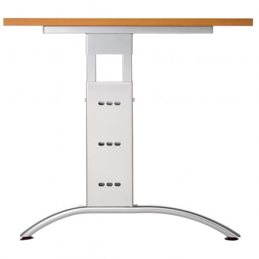 Schreibtisch- hhenverstellbar Rechteckform