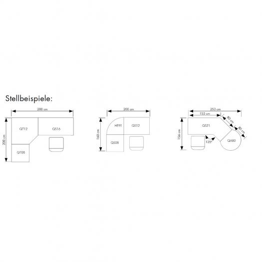 Schreibtisch Freiform HB-Line