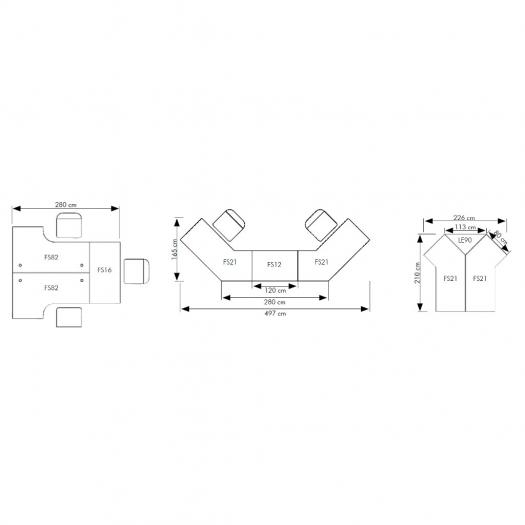 Eckschreibtisch HB-Line