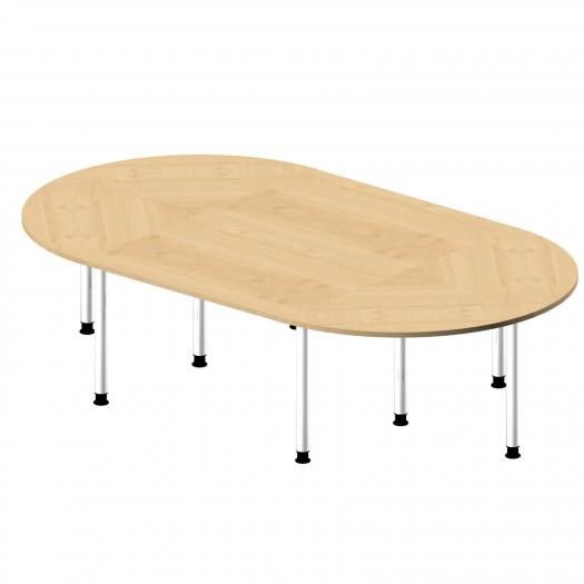 Besprechungstisch Oval / 280 cm breit HB-Line