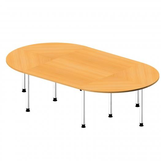 Besprechungstisch Oval / 280 cm breit HB-Line