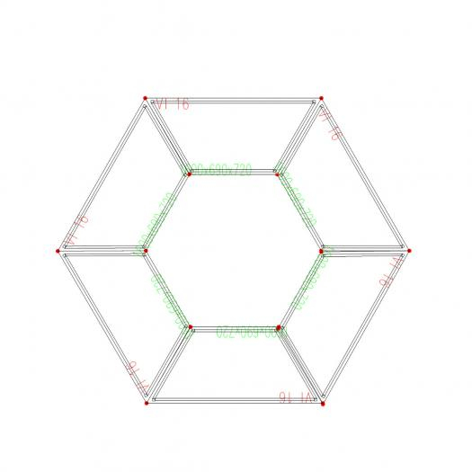 Besprechungstisch Trapezform - Set HB-Line
