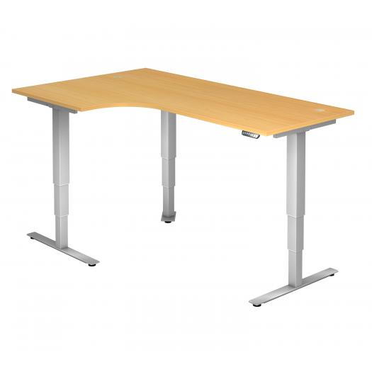 Schreibtisch- hhenverstellbar Eckform