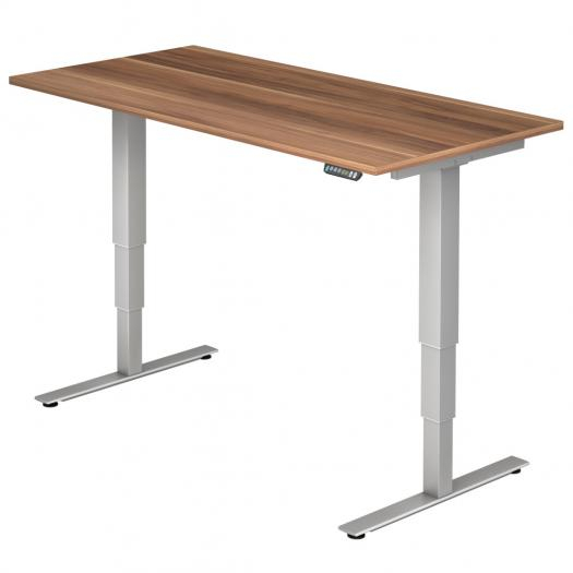 Schreibtisch- hhenverstellbar Rechteckform