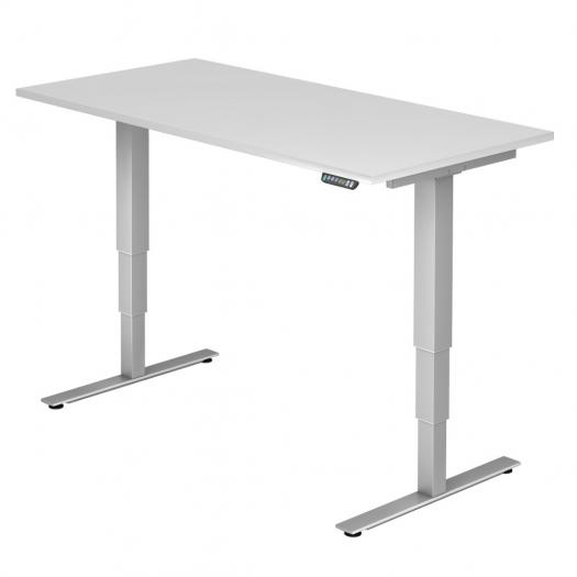 Schreibtisch- hhenverstellbar Rechteckform