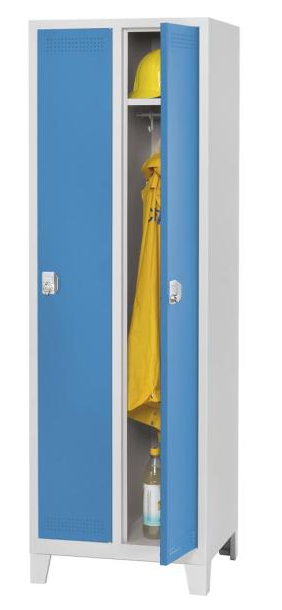 Garderoben- Stahlspind mit Fen