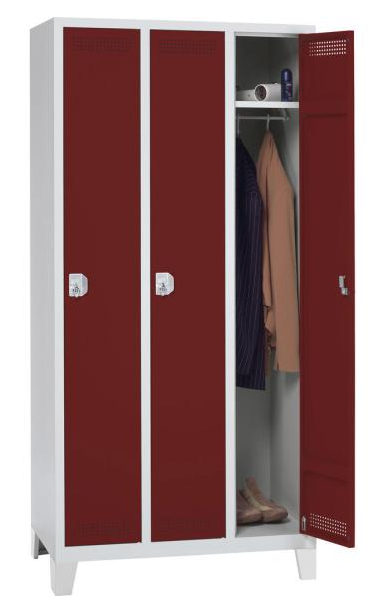 Garderoben- Stahlspind mit Fen