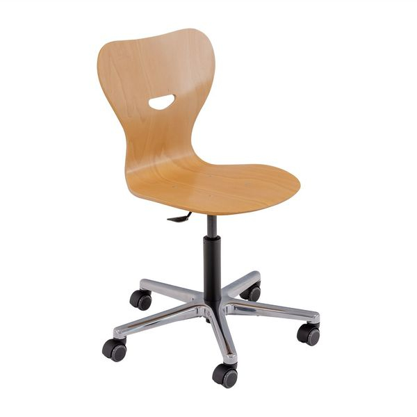 Drehstuhl mit Sicherheits-Gasfeder - fest / fahrbar SP-Line