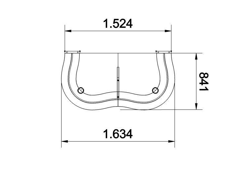 Empfangstheke- wellenfrmig