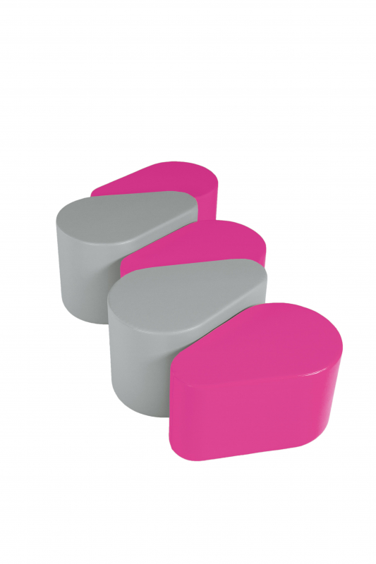 Sitzhocker - Bltenblatt einzeln