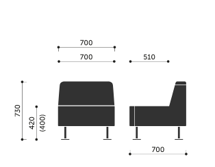 Sofalandschaft - New Style Matthew / B1 schwer entflammbar