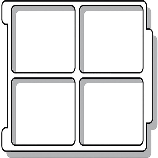 Sortiereinsatz fr ErgoTray Box/ 8 Fcher CO-Line