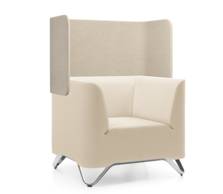 Sessel mit Armlehnen/ Sofaserie Jonathan - B1 schwer entflammbar