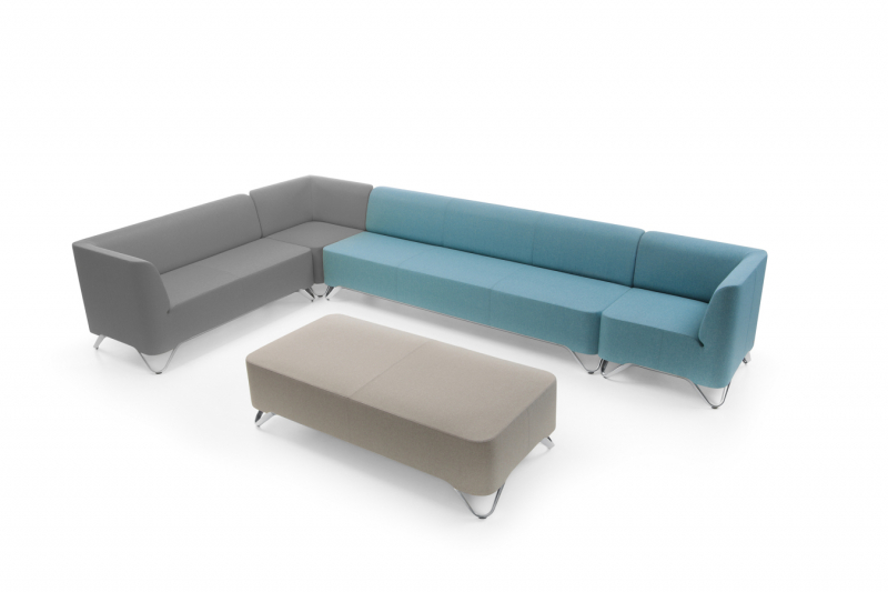 2-er Sitzbank/ Sofaserie Jonathan - B1 schwer entflammbar