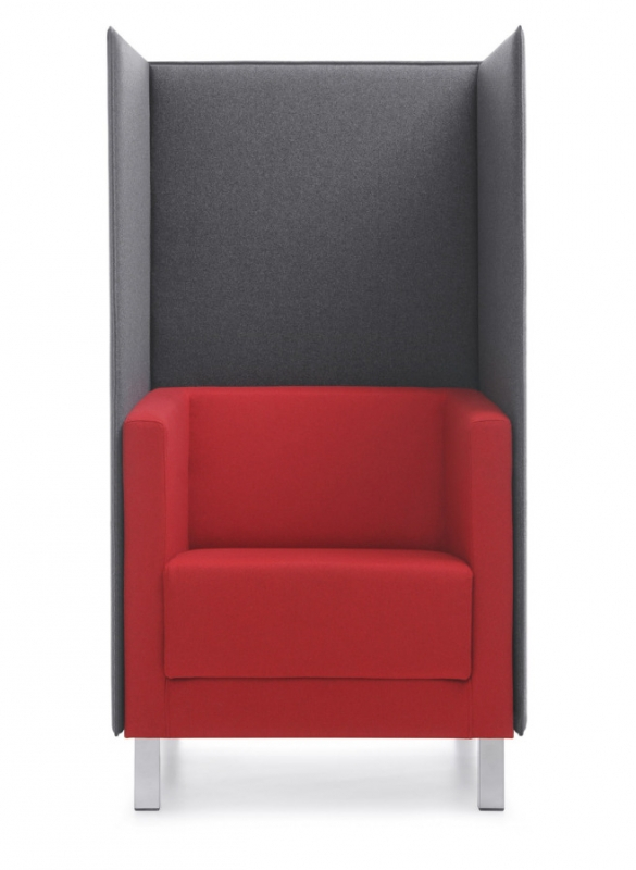 Sessel mit Trennwand/ Sofaserie Emma - B1 schwer entflammbar