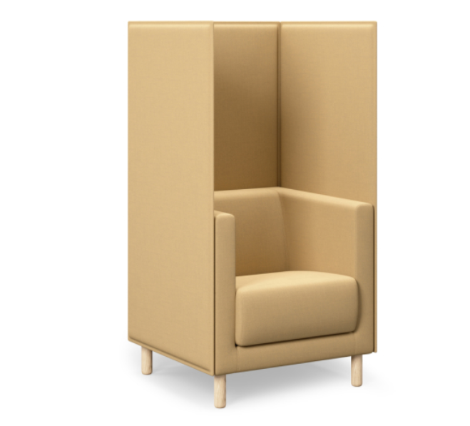 Sessel mit Trennwand/ Sofaserie Emma - B1 schwer entflammbar