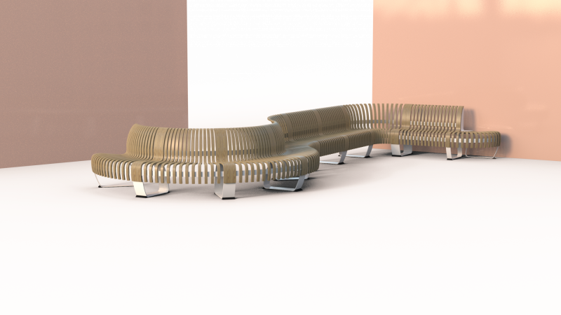 Creative Line mit Rckenlehne konkav 90