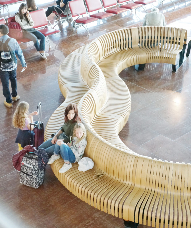 Creative Line Doppelbank mit Rckenlehne 45