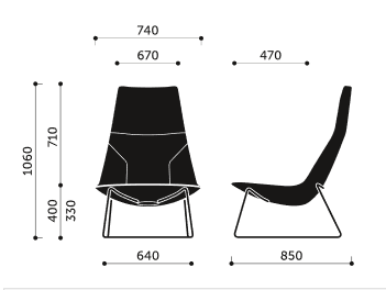 Design- Loungesessel