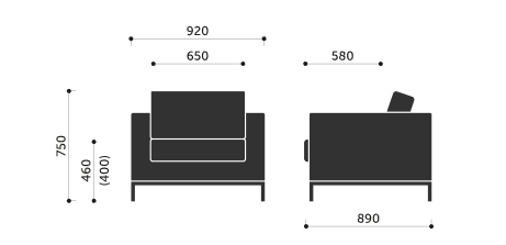Design- Loungesessel