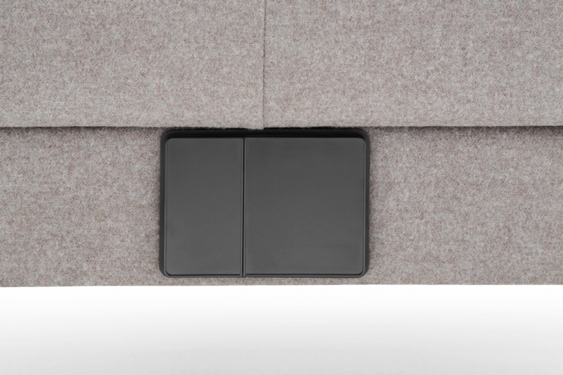 3-Sitzer Sofa mit Trennwand/ Sofaserie Emma - B1 schwer entflammbar