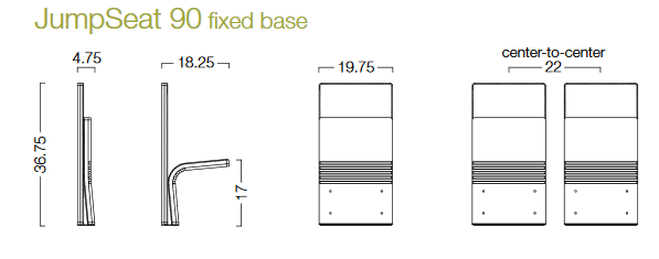 Klappstuhl- JumpSeat 90