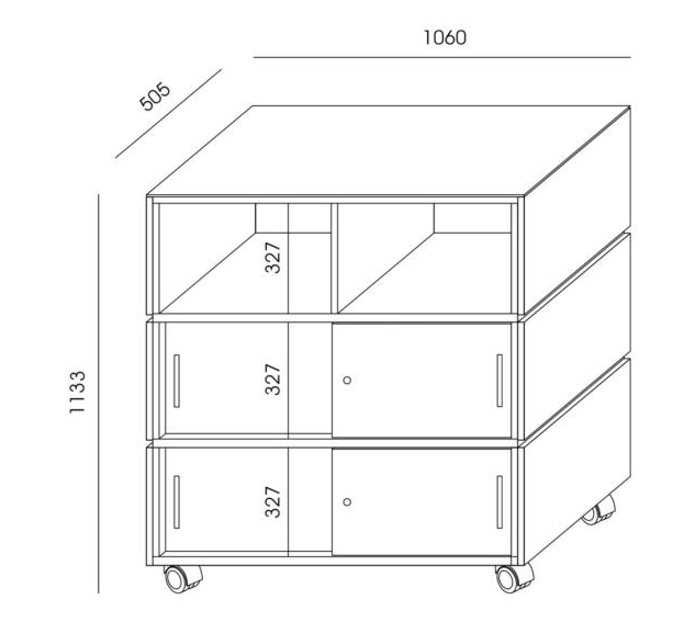 mobile Theke / Hochglanz
