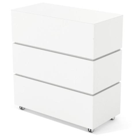 mobile Theke in Holzdekor