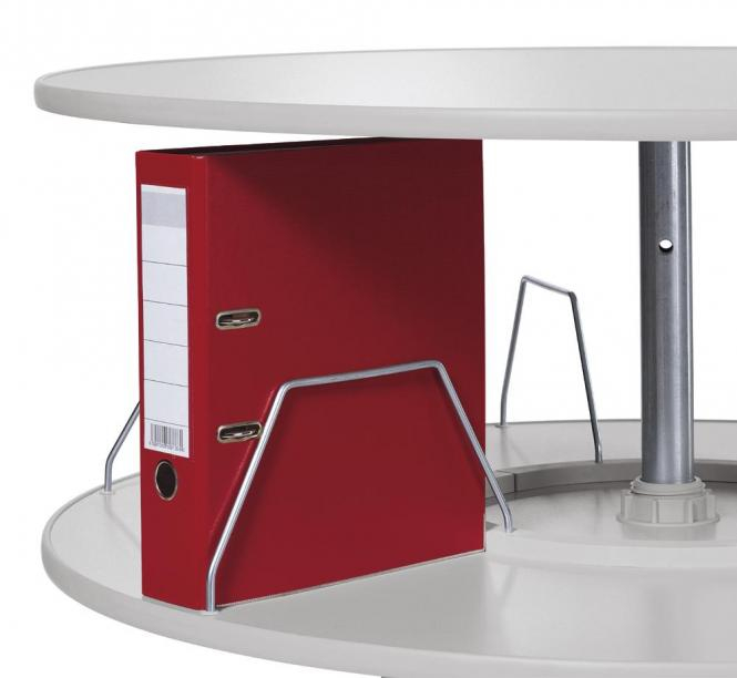 Ordnerdrehsule 4 Etagen / einzeln drehbare Etagen